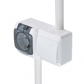 Кабель-канал ПВХ Systeme Electric MultiSet 30x13 арочной формы белый 2м (кабельный короб)