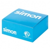 Блок настенный Simon Сима Классик на 2 S-модуля, накладной монтаж, белый