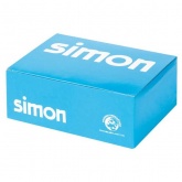 Блок настенный Simon Сима Классик на 4 S-модуля, накладной монтаж, белый