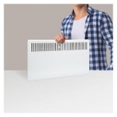 Конвектор Legrand Lamken термостат механический 750Вт вертикальная решетка кабель 1,8м белый