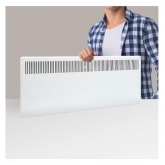 Конвектор Legrand Lamken термостат механический 1000Вт вертикальная решетка кабель 1,8м белый