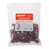 Клемма Rexant 2 х (0,08-2,5/4) универсальная прозрачная [уп. 50шт]