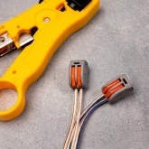 Клемма Rexant 2 х (0,08-2,5/4) универсальная серая [уп. 50шт]