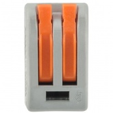 Клемма Rexant 2 х (0,08-2,5/4) универсальная серая [уп. 50шт]