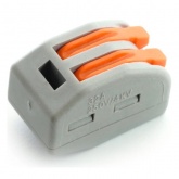 Клемма Stekker 2 х (0,08-2,5/4) монтажная LD222-412 [уп. 100шт]