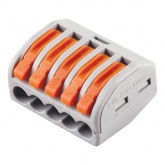 Клемма Stekker 5 х (0,08-2,5/4) монтажная LD222-415 [уп. 40шт]