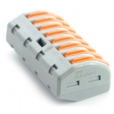 Клемма Stekker 8 х (0,08-2,5/4) монтажная LD222-418 [уп. 25шт]