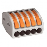 Клемма LightBest LBW 222-415 соединительная 5 проводная 0.08-4 мм (для одножильных или многожильных)