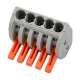 Клемма КВТ 5 х (0,08-4) СМК 222-415 универсальная [уп. 50шт]