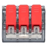 Клемма строительно-монтажная EKF PROxima 3 х (0.2-4.0) СМК 221-413 [уп. 100шт]