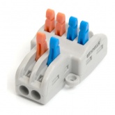 Клемма Stekker 2 х (0,08 - 2,5/4) монтажная для фазных проводников LD222-424 [уп. 25шт]