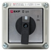 Переключатель кулачковый EKF ПК-3-13 25А 3P ВКЛ-ВЫКЛ IP54