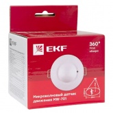 Микроволновый датчик движения EKF PROxima белый 1200Вт 360гр. до 20м IP20 MW-701