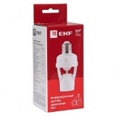 ИК датчик движения EKF PROxima E27 60Вт 360гр. до 7м IP20