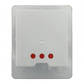 Лючок напольный EKF С-Line WP-6 под 6 модулей 45х22,5мм IP66 серебристый металлик