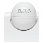 Микроволновый датчик движения EKF PROxima белый настенный 1200Вт 180гр. до 15м IP44 MW-702