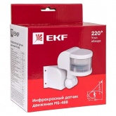 ИК датчик движения EKF PROxima угловой настенный 1200Вт 270гр. до 12м IP44 MS-48B