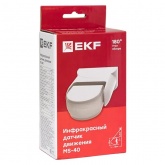 ИК датчик движения EKF PROxima настенный 1200Вт 180гр. до 12м IP65 MS-40