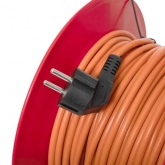 Удлинитель на катушке EKF PROxima Атлант 2.0, 4 гнезда 30м без заземления ПВС 2*0,75 6А/1,3кВт