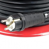 Удлинитель на катушке EKF PROxima Атлант 2.0, 4 гнезда 50м без заземления ПВС 2*0,75 6А/1,3кВт