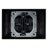 Розетка ИЭК BRITE 2х2P без заземления со шторками двойная 10А бронза в сборе (РСш12-2-БрТБ)