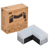 Светильник светодиодный L-образный ИЭК 1010 8Вт 4200K 117х117мм черный