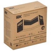 Светильник светодиодный L-образный ИЭК 1010 8Вт 4200K 117х117мм черный