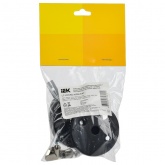 Комплект для подвесного монтажа ИЭК черный, для линейного светодиодного светильника LED