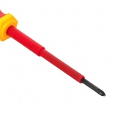 Отвертка EKF диэлектрическая крестовая Master PH0x75 мм VDE 1000В Basic