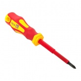 Отвертка EKF диэлектрическая крестовая Master PH1x80 мм VDE 1000В Basic