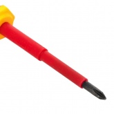 Отвертка EKF диэлектрическая крестовая Master PH1x80 мм VDE 1000В Basic