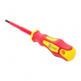 Отвертка EKF диэлектрическая крестовая Master PH1x80 мм VDE 1000В Basic