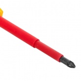 Отвертка диэлектрическая крестовая EKF Basic Master PZ2x100 мм VDE 1000В