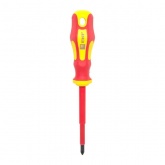 Отвертка диэлектрическая крестовая EKF Basic Master PZ2x100 мм VDE 1000В