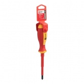 Отвертка диэлектрическая крестовая EKF PROxima Expert PZ2x100 мм VDE 1000В