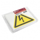 Знак пластик EKF 150х150мм (Опасность поражения электрическим током) Молния W08 PROxima