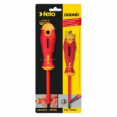 Набор крестовых диэлектрических отверток Felo Ergonic 2 шт серии 417