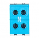 Клемма силовая вводная двойная EKF КСВ 16-50 мм2 160А синяя