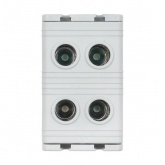 Клемма силовая вводная двойная EKF КСВ 16-50 мм2 160А серая