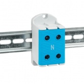 Клемма силовая вводная двойная EKF КСВ 16-95 мм2 245А синяя