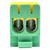 Клемма силовая вводная двойная EKF КСВ 16-95 мм2 245А желто-зеленая