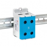 Клемма силовая вводная двойная EKF КСВ 35-150 мм2 320А синяя