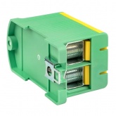 Клемма силовая вводная двойная EKF КСВ 35-150 мм2 320А желто-зеленая