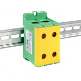 Клемма силовая вводная двойная EKF КСВ 35-150 мм2 320А желто-зеленая