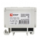 Клемма силовая вводная тройная EKF КСВ 16-50 мм2 160А серая PROxima