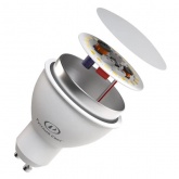 Лампа светодиодная Русский Свет RS LED 7W 2700K 220V GU10 560Lm теплый белый свет