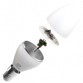 Лампа светодиодная свеча Русский Свет RS LED C37 8W 4000K 220V E14 800Lm холодный свет