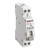 Дифавтомат EKF PROxima АВДТ-63М 1P+N C10А 10мА тип АС однофазный электронный 6кА 1 модуль (дифференциальный автомат, АВДТ)
