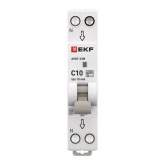 Дифавтомат EKF PROxima АВДТ-63М 1P+N C10А 10мА тип АС однофазный электронный 6кА 1 модуль (дифференциальный автомат, АВДТ)