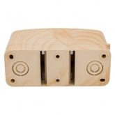 Щит распределительный навесной Ruvinil Tyco на 2 модуля под дерево Сосна, 140х55х85мм